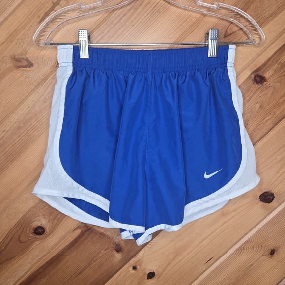 Womens Nike‎ Dri Fit Running Shorts Blue Size Medium - Picture 1 of 4